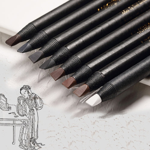 12PCS Eyebrow Pencil Cosmetic pencil for eyeshadow Natural Long-Lasting Tattoo eyebrows waterproof eyebrow makeup set beauty