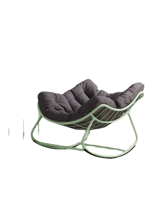 Schaukelstuhl Recliner Adult Home Nordic Lazy Single Wohnzimmer Balkon Freizeit Couch Leichter Luxus-Schaukelstuhl