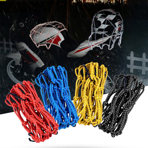 Neue Reflektierende Moto Helm Mesh Netz Motorrad Gepäcknetz Schutzausrüstung Gepäckhaken Motorrad Zubehör Organizer