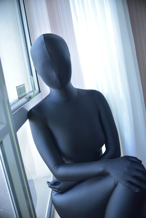 Schwarze Qualität Spandex Zentai Bodysuits Halloween kostümiert heißen Verkauf Freeshipping Zentai Catsuit