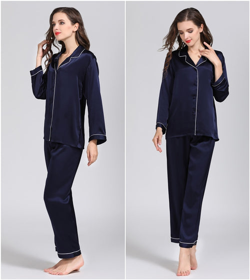 Pure Silk Classic Sleepwear Set