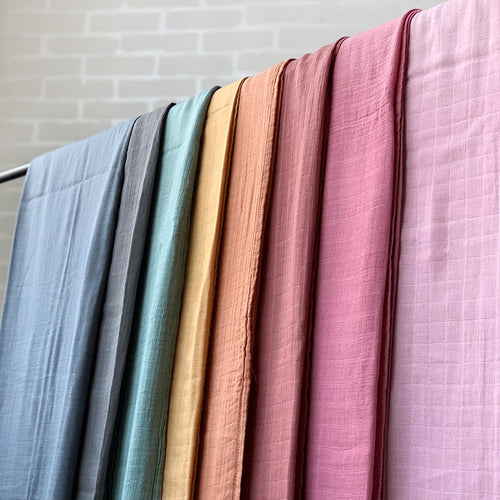 120 x 120 cm Bambus-Baby-Wickeldecken einfarbige Babydecken Neugeborene Baumwollgaze-Decke Musselin-Baby-Badetuch