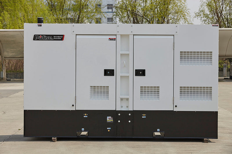 80KVA Potise Diesel Generator Set Soundproofï¼?00V, 3Phase: DT80C5S-EU Front