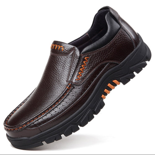 Echtes Leder Schuhe Herren Loafer Weiches Rindsleder Herren Freizeitschuhe Neue Männerschuhe Schwarz Braun Slipper A2088