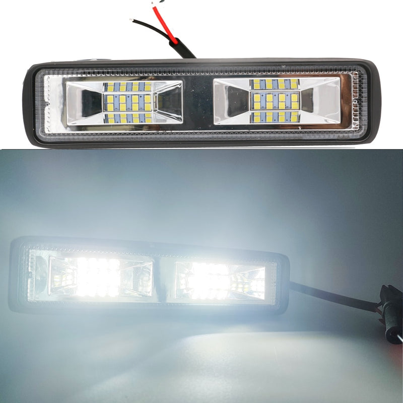 LED Headlights 12-24V For Auto Motorcycle Truck Boat Tractor Trailer Offroad Working Light 36W LED Work Light Spotlight