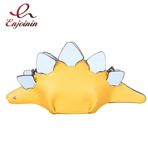 Damen-Umhängetasche im Dinosaurier-Stil, Geldbörsen und Handtaschen, kleine Umhängetasche für Damen, lässige Tier-Clutch-Tasche, Pu-Leder