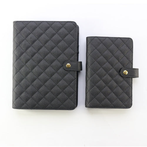 Domikee Original-Leder-Hardcover-Binder, Spiral-Notizbücher und Zeitschriften-Briefpapier, persönlicher Ordner, Agenda-Planer, Organizer A5A6