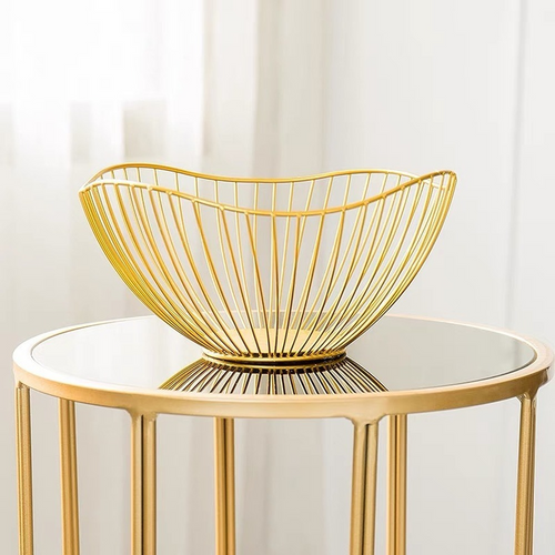 Iron Art Obstkorb Nordic Style Home Wohnzimmer Obstteller Snacks Kreative Obstschale Aufbewahrungskorb Küchenorganisator