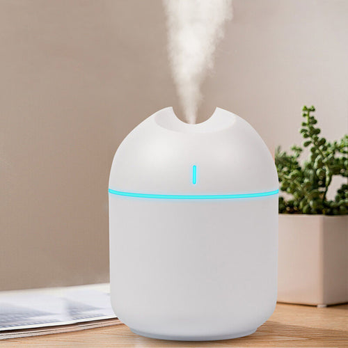 Kindream Mini-Luftbefeuchter, Ultraschall-Diffusor für ätherische Öle, Zuhause, Schlafzimmer, Büro, LED-Nachtlicht, USB-Luftbefeuchter