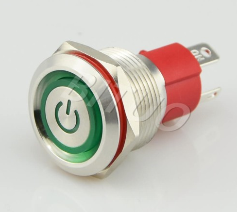 What are the characteristics of the emergency stop switch?