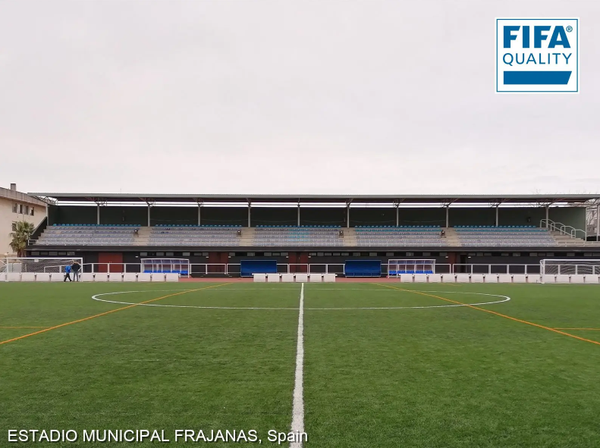 FIFA Quality Field for the Frajanas Municipal Stadium in Spain