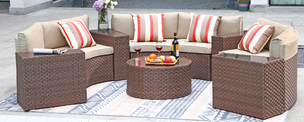 Designers need to know the design and collocation of outdoor patio tables and chairs leisure furniture