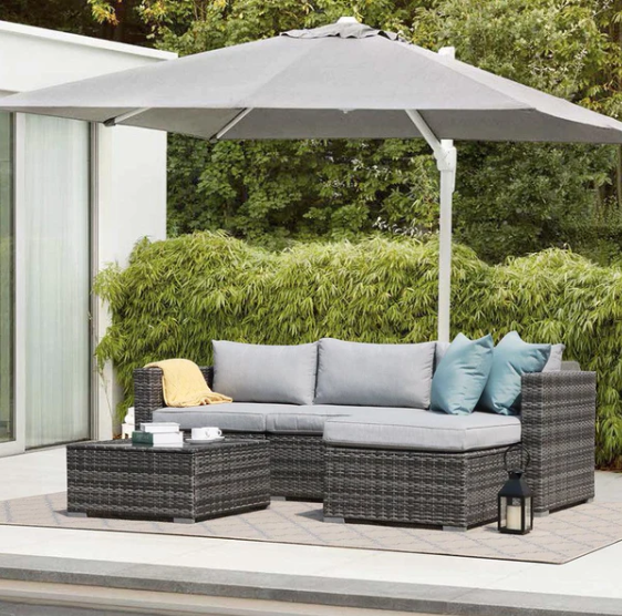 Where is Orange Casual outdoor furniture suitable?