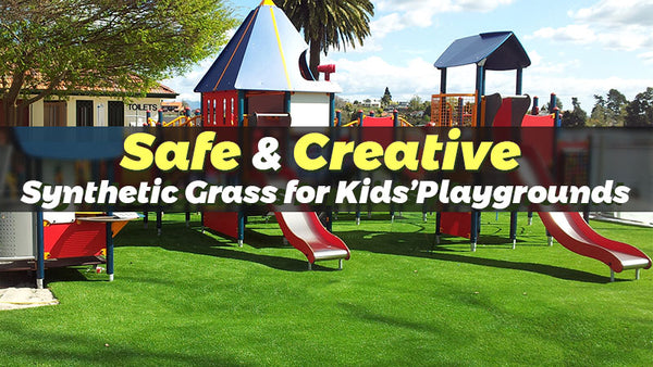 Safe & Creative Synthetic Grass for Kids’ Playgrounds