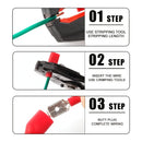The Junction | 200-Piece Insulated Spade Terminal Kit, 6.3mm