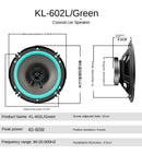The Door Panel Upgrade | Coaxial Car Speaker Set, 4 to 6.5 Inch
