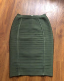 The Siren Silhouette | Structured Bandage Bodycon Skirt