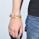 The Sovereign | 23mm Miami Cuban Chain Bracelet in AAA Zirconia
