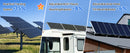 ECO-WORTHY Bifacial 100 Watt 12 Volt Solar Panel Monocrystalline Rigid High-Efficiency PV Module Power Charger for Sunsheds,Rvs