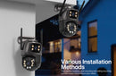 The Watchtower | 4K 8MP Dual-Lens PTZ Outdoor WiFi Security Camera