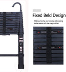The Apex | 3.8M Aluminum Telescopic Extension Ladder (150kg Rated)
