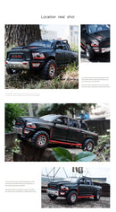 The Trail Commander | 1:32 Diecast Dodge Ram TRX Pull-Back Model with Sound & Light