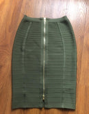 The Siren Silhouette | Structured Bandage Bodycon Skirt