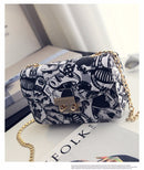 2022 Neue Damentaschen Sommer Graffiti Damen Designer Handtaschen Hochwertige Kette Mini Tasche Damen Umhängetaschen Für Frauen Clutch