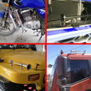 12V 24V Auto-Lufthupe Super Laute Metallhupe Universelle Einzel-Trompetenkompressorhupe 180 Hertz Hupe Auto LKW Zug Motorrad
