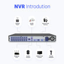 The Sentinel | 8-Channel 4K POE Surveillance System (8MP H.265+ NVR + Cameras)