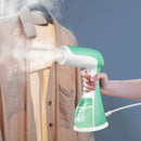1500W Handdampfglätter Tragbar, 300ml Wassertank, 30s Schnellaufheizung, 27g/min, Edelstahlplatte, 1.5m Kabel