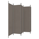 Divider with 5 Anthracite Panels 250x200 cm Fabric Home decoration products, partition screens, privacy screens
