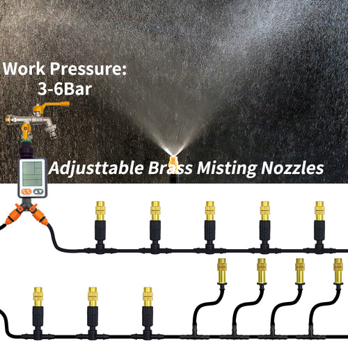 The Mirage Weaver | Outdoor Misting & Irrigation Cooling System
