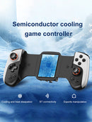 2-in-1 kabelloser mobiler Gaming-Controller mit Kühlgebläse, zwei Joysticks für Android-, iPhone- und Switch-Geräte