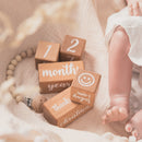 The First Chapter | Handcrafted Wooden Baby Milestone Cards — Growth Record Set