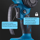 21V 6-Inch Mini ChainSaw Powerful Cordless Rechargeable Handheld Portable Small Electric Saw 7500mAh Battery Pruning Garden Tool