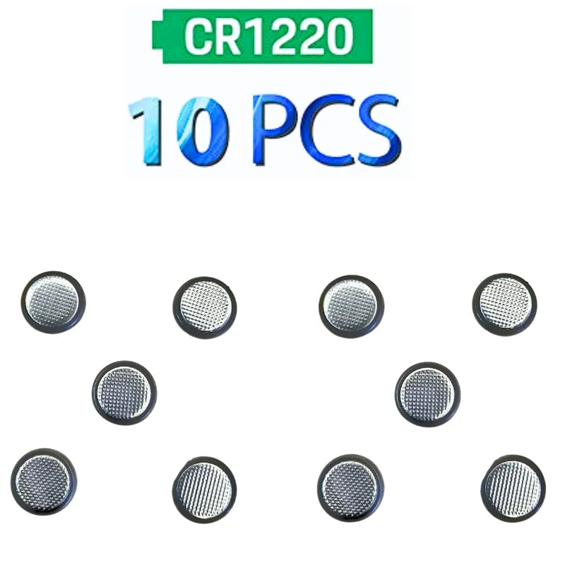 10 Unidades  Bateria de Lítio (Lithium) CR 1220 3V