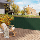 Weatherproof Green Privacy Fence Tennis Screen Sun Wind Protection Shade Net with Cable Ties Fence for Garden Balcony Sport