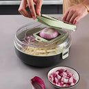 9 In 1 Multipurpose Green Vegetable Cutter Stiler