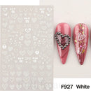 3D Bunny Nail Art Sticker Decals Decorations Easter Egg Design Cute Cartoon Rabbit Flower Nail Stickers Sliders for Manicure