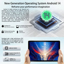 11 inch Tablet Android 14 with Octa-Core Processor, 12GB RAM+128GB ROM(1TB TF), 5MP+13MP, Split-Screen 6800mAh, Tablet with Case
