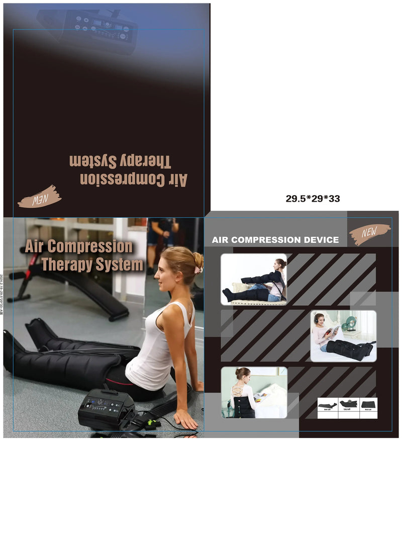 Pressotherapy Air Compression Foot Muscle Massager Leg Recovery Boots Lymphatic Drainage Machine Relax Physiotherapy