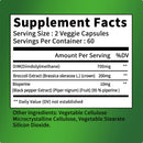 DIM Supplement - Contains Piperine To Promote Lean Muscle Mass and Support Digestive Health - 120 Capsules