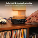 Fosi Audio Q4 Mini Stereo USB Gaming DAC & Kopfhörerverstärker Audio-Konverter-Adapter für Heim-/Desktop-Aktivlautsprecher