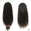 Rabo de Cavalo Curtos Ondas Profundas Cabelo Fibra Proteica Orgânica de Alta Qualidade Afro Cacheado 60cm100g "PATRICIA"-MODA