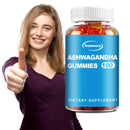 Ashwagandha Gummies - Relieve Stress, Improve Sleep, Support Brain Health, Muscle and Strength, Boost Immunity - 100 Gummies