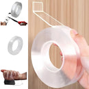 Fita Adesiva Dupla Face 5 Metros Extra Forte Transparente com NanoGel Silicone Magico Lavavel