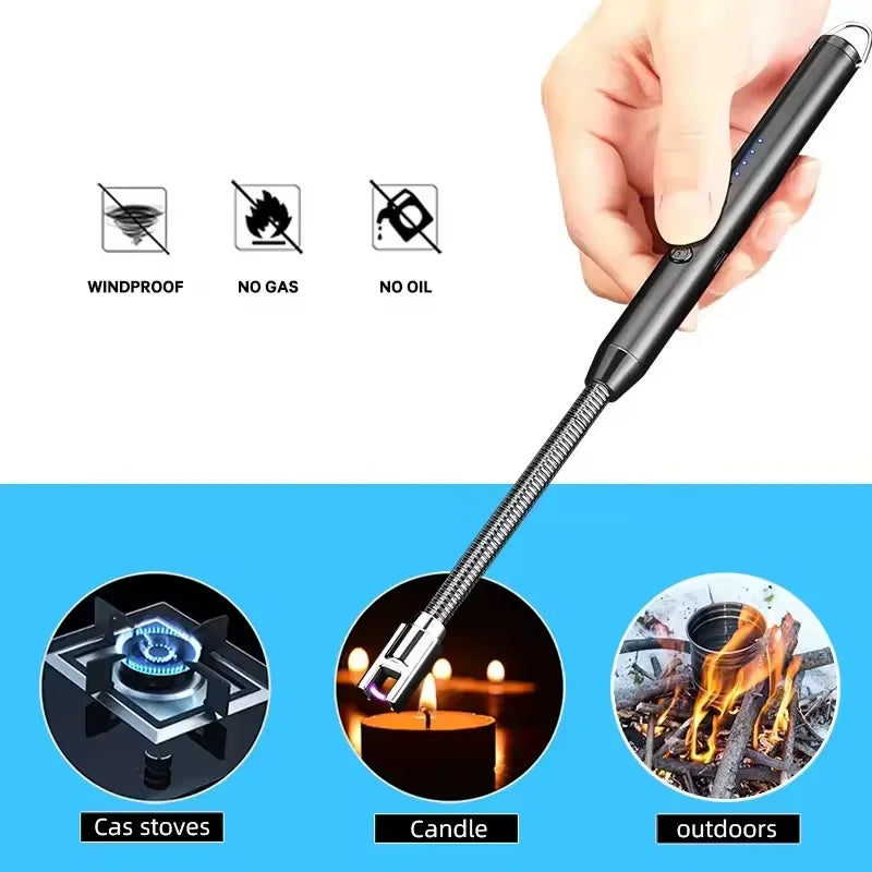 Durable Portable Rechargeable Electric Barbecue Stove And Candles Safe Wireless Lasting With Modern Design Compact