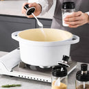 Seasoning Door Kit Glass Gasket Kitchen Organizer Seasonings Olive Oil Vinegar Salt Jar Holder Gift Packing Good