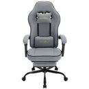 WOLTU Swivel Gamer Chair Gaming Chair Ergonomic Office Computer Chair with Lumbar Cushion Pillow Footrest
